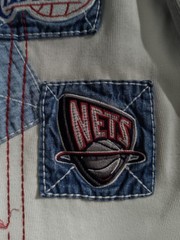 NBA Patch Sweatshirt Vintage Y2K Unk In The Cream Color Way XXL