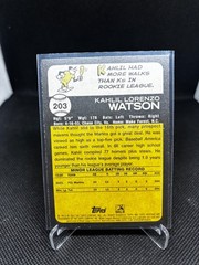 2022 Topps Heritage- Kahlil Watson #203