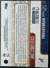 2025-26 Topps Nba Hoops – All-Stars Victor Wembanyama #289 Pixel Burst