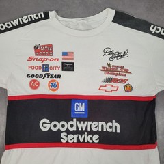 Vintage Dale Earnhardt Shirt Mens XL White NASCAR GM Goodwrench Service 3 RCR