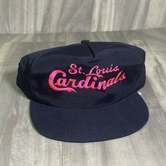 Vintage St.louis Cardinals Hat Black And Pink Twins Enterprise Inc.