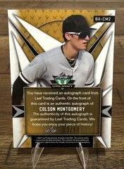 2021 Leaf Valiant – Colson Montgomery #BA-CM2 Orange /99 (AU, RC)