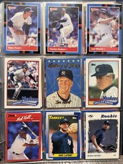 Lot Of 200 New York Yankees Baseball Cards – Don Mattingly, Bernie Williams