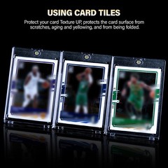 5-30Pack Magnetic Trading Sports Card Holders 55Pt-180Pt One-Touch UV Protection