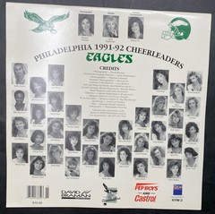 Vintage 1991-92 Philadelphia Eagles Cheerleaders Calendar Pep Boys & Castrol. 16