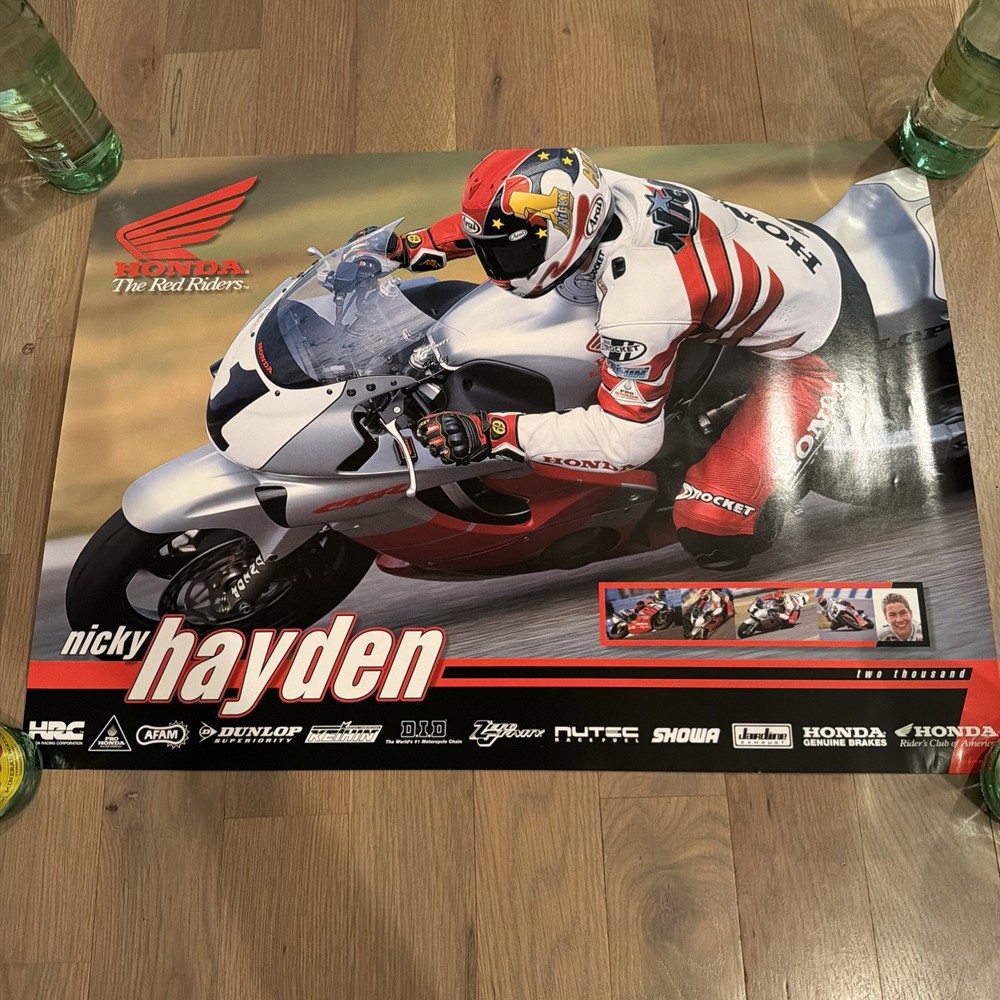Nicky Hayden Factory Honda AMA Superbike Poster