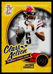 2025 Topps Signature Class #CA-24 Jayden Daniels Class Action