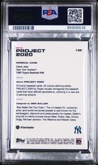 Derek Jeter by # Topps Project 2020 – 1993 Topps #98 RC Art PSA 9