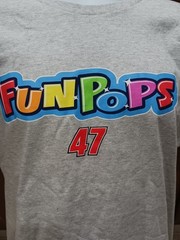 Hyak Motorsports XL Team Issued #47 Fun Pops Shirt NASCAR Ricky Stenhouse Jr.