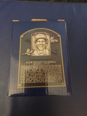 Alan Trammell Detroit Tigers SGA mini HOF plaque 2018