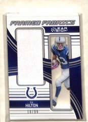 2016 Panini Clear Vision #26 T.Y. Hilton Framed Fabrics Jersey Patch /99 EX