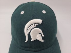 Michigan State University Spartans New Era Fitted 6 3/4 Hat Cap Wool Blend NCAA