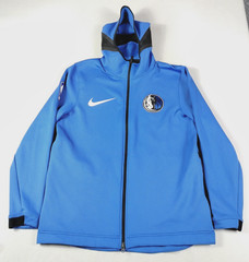 Nike Dallas Mavericks Therma Flex Showtime Hoodie Mens Blue XL Basketball NBA