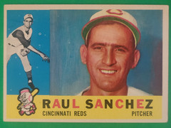 1960 Topps Raul Sanchez #311 Cincinnati Reds EX Clean Smooth w/Glossy-like Color