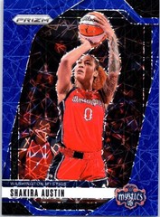 2024 Panini Prizm WNBA #134 Shakira Austin Blue Velocity Prizms