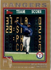 2004 Topps Traded & Rookies Gold Brian Jordan 1265/2004 Texas Rangers #T13