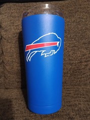 Logo Buffalo Bills Stainless Steel 20 oz. Tumbler Cup Mug Buffalove Bills Mafia