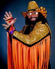 MACHO MAN RANDY SAVAGE 8X10 PHOTO WRESTLING PICTURE WWF WWE