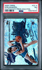 2025 TOPPS CLUTCH CITY PROSPECTS HOLO FOIL HORNETS KON KNUEPPEL ROOKIE RC PSA 7