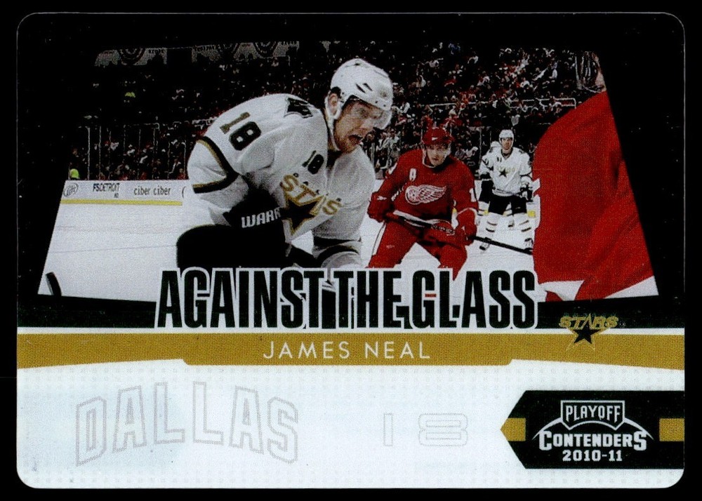2010-11 Playoff Contenders Against The Glass James Neal Dallas Stars #16