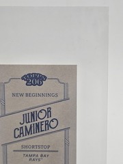 2024 Topps 206 – New Beginnings Junior Caminero (RC) NM+ -MB