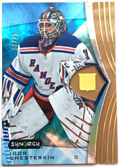 2023-24 UD Synergy Bounty Gold Igor Shesterkin /25 New York Rangers