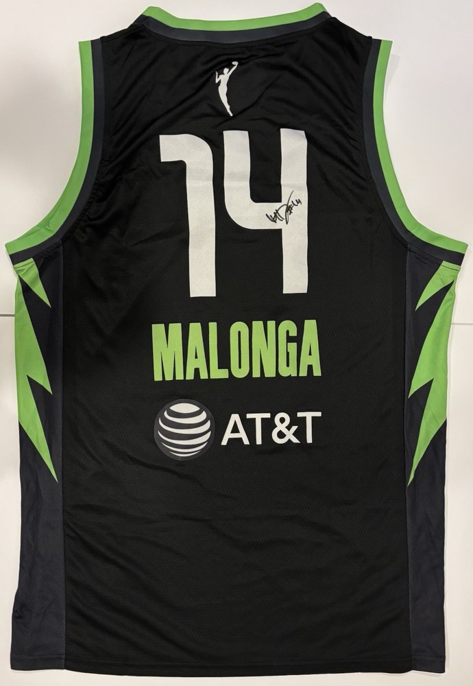 Dominique Malonga Autographed/Signed Seattle Storm Jersey Exact Proof! France