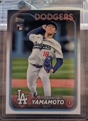 #553 Yoshinobu Yamamoto, Los Angeles Dodgers RC 2024 Topps Series 2 Base