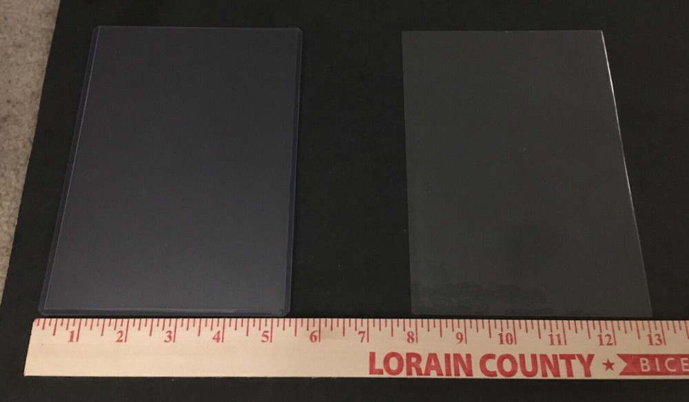 (1) 5 X 7 TOP LOAD HOLDER TRADING CARD PHOTO ARCHIVAL Rigid Toploader and Sleeve