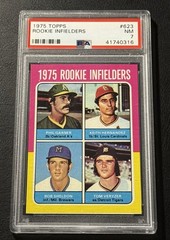 1975 Topps #623 Rookie Infielders KEITH HERNANDEZ Garner Sheldon Veryzer PSA 7