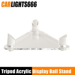 Clear Tripod Acrylic Display Ball Stand For Basketball Football Soccer Bowling