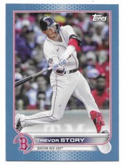 2022 Topps Mini Blue Parallel Trevor Story #02/10 (US22) Red Sox -Online Only