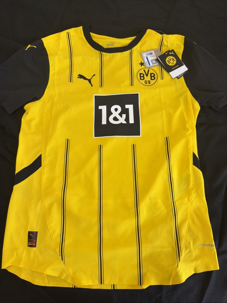 Puma Borussia Dortmund BVB 24/25 $140 Authentic Home Soccer Jersey 774945 01