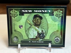 2023 Bowman Platinum #NM-2 Francisco Alvarez RC (New Money) New York Mets
