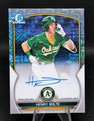 2023 Bowman Chrome – Mega Box Chrome Mojo Autographs Henry Bolte #BCMA-HB