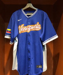 Men’s Venezuela Baseball Ronald Acuña Jr. 2026 World Baseball Classic Stitched!!