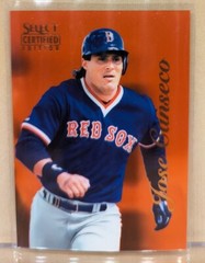 1996 Select CERTIFIED RED #98 Jose Canseco RARE *COLOR MATCH* PARALLEL /1800