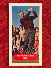 ARNOLD PALMER GOLF CARD VERY SCARCE & RARE U.K. ISSUE-GOLF TOBACCO CARD-NMT-MINT