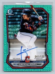 Juneiker Caceres 2026 Bowman SN, AU #BMA-JCAC #/125