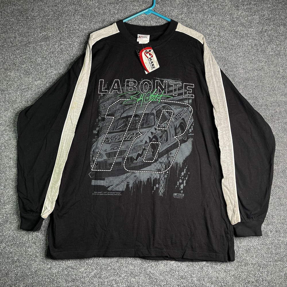 NASCAR Bobby Labonte Interstate Long Sleeve Shirt Men’s XL Chase Authentics Y2K