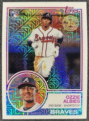 2018 Topps Ozzie Albies Rookie RC #26 Silver Pack Mojo Refractor