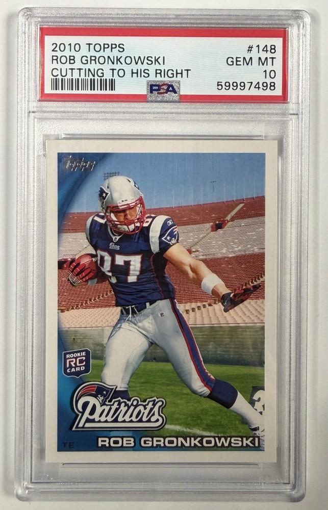 2010 Topps #148 Rob Gronkowski PSA 10