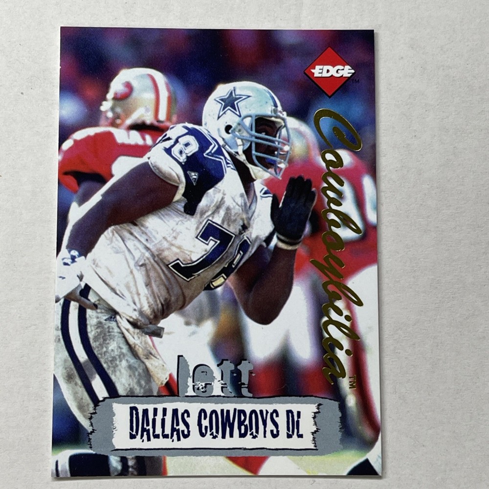 1996 Collector’s Edge – Cowboybilia Leon Lett #Q-16 /10000 Dallas Cowboys