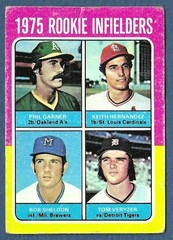 1975 TOPPS ROOKIE INFIELDERS #623 RC KEITH HERNANDEZ PHIL GARNER VERYZER SHELDON