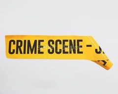 NEW Nerdwax jinkies CRIME SCENE TAPE Microfiber Eyeglass Lens Cleaning Cloth