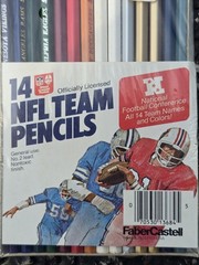 Vintage 70’s NFL Faber Castell Football Pencil Set NFC All 14 Teams NIP No. 2