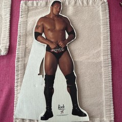 RARE VINTAGE WWF The Rock 17 inch Titan Sports Cardboard Cutout Display