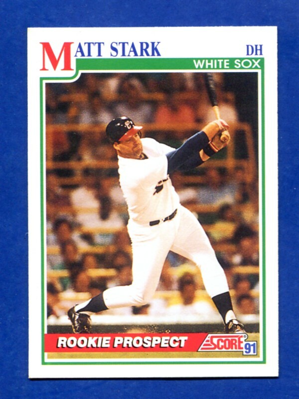 1991 SCORE #751 MATT STARK EX