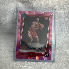 Panini 2021-22 Donruss Jalen Johnson Rated Rookie Auto Atlanta Hawks