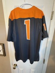 Men’s Tennessee Volunteer Orange And Gray XL Football Jersey #1
